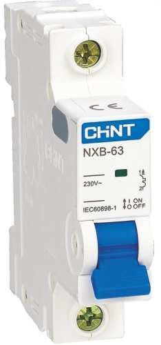 Выключатель автоматический CHINT NXB-63 1п 1А C 6кА картинка